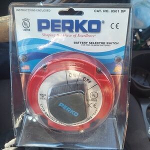 Boat battery selector switch
